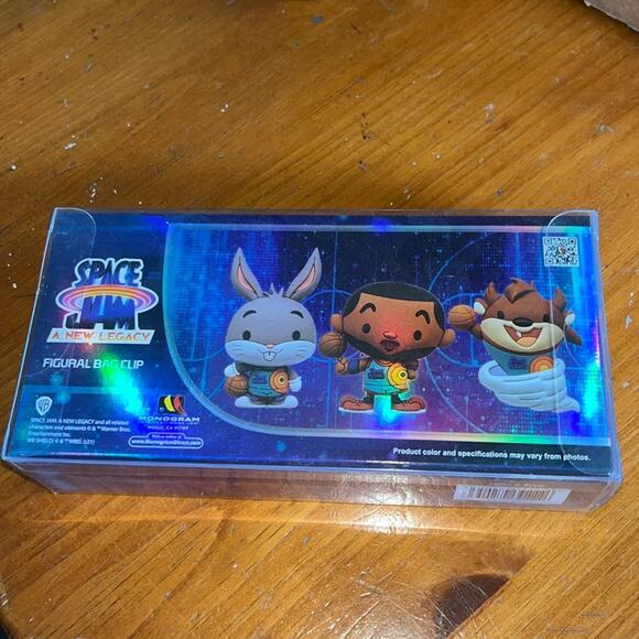 Space Jam Figural Bag Clip Figures Bugs Bunny, Taz Tasmanian Devil, Lebron James - Picture 2 of 2